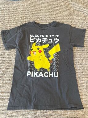 Pikachu Electric-Type Graphic Tee - Black & Yellow